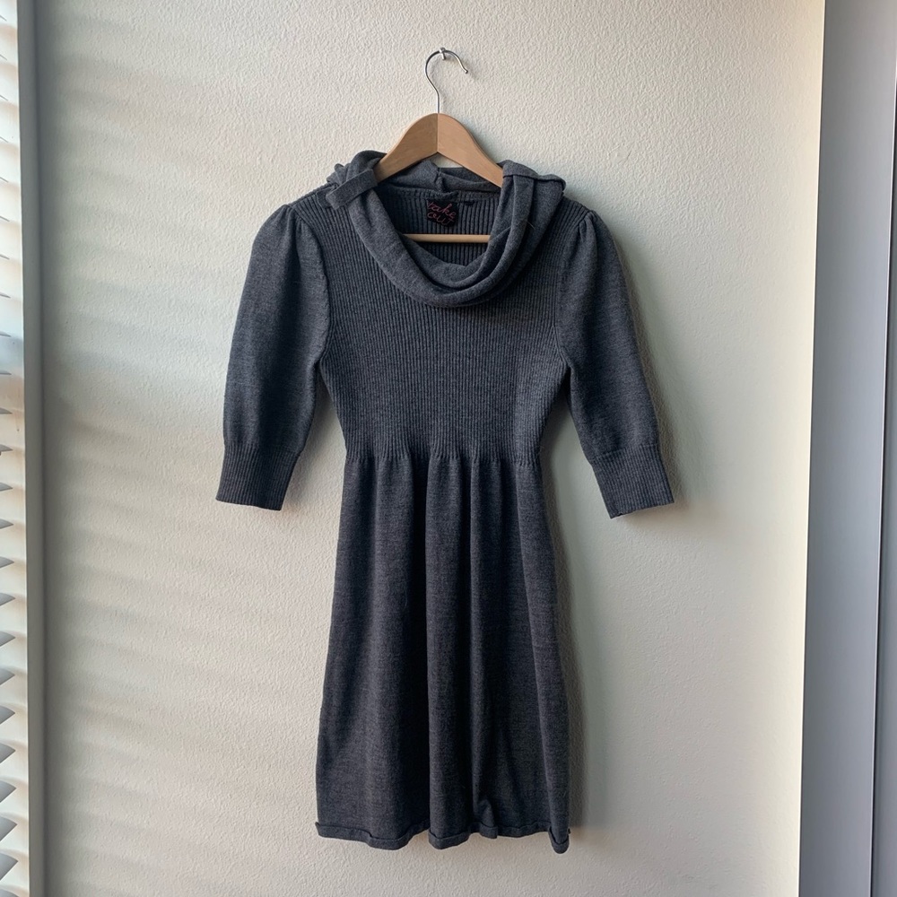 Grey Sweater Dress